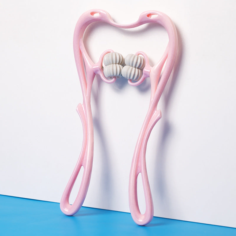 Masseur Cervical Manuel à 6 Rouleaux – Soulagement des Tensions & Relaxation Profonde