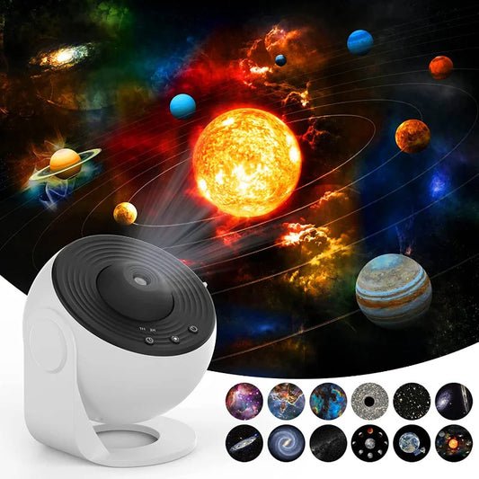 Projecteur ciel étoilé 360° | Veilleuse galaxie pour chambre, enfants & déco romantique