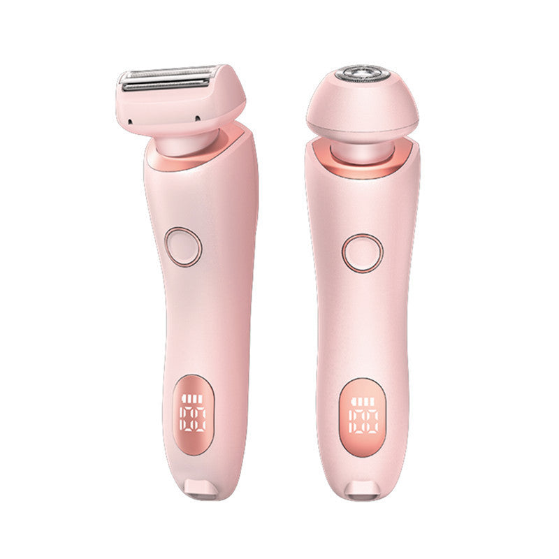 "Épilateur 2 en 1 Rechargeable USB – Rasoir pour Femme Corps, Visage, Jambes, Aisselles, Maillot, Mains, Zones Intimes"