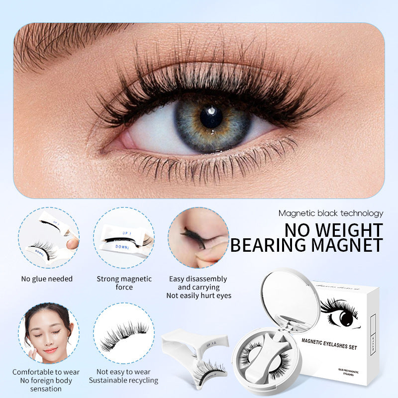 Cils Magnétiques avec Boîte de Rangement Intégrée – Sans Colle & Faciles à Appliquer