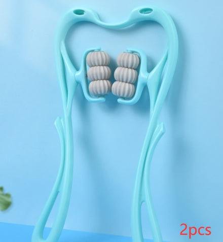 Masseur Cervical Manuel à 6 Rouleaux – Soulagement des Tensions & Relaxation Profonde