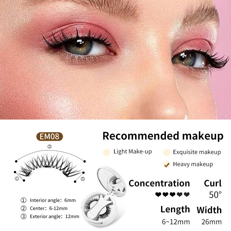 Cils Magnétiques avec Boîte de Rangement Intégrée – Sans Colle & Faciles à Appliquer