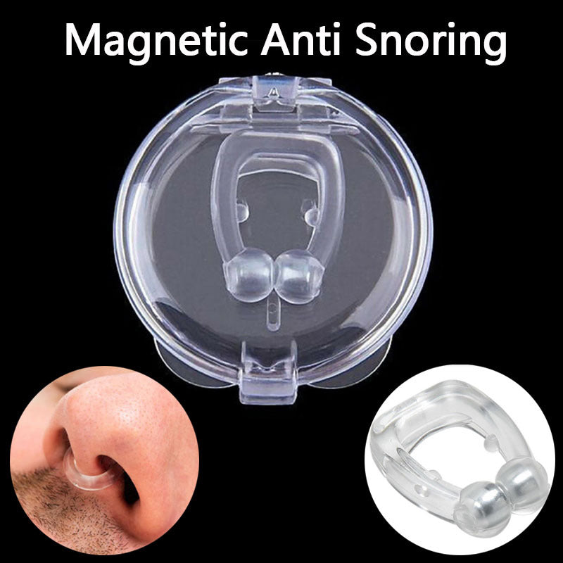 Mini pince-nez magnétique en silicone anti-ronflement