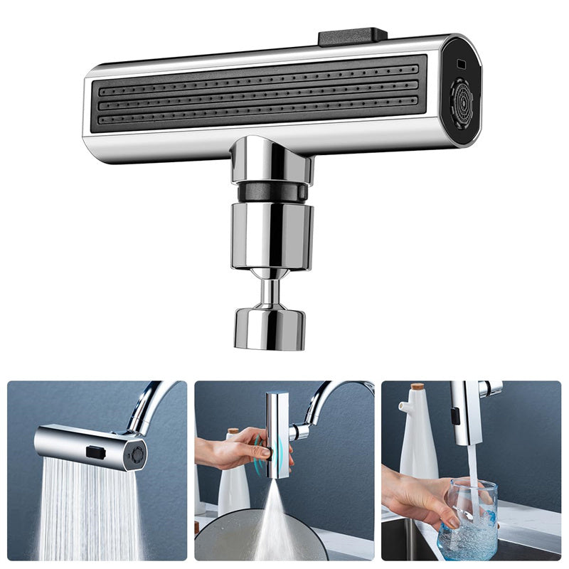 Robinet de Cuisine Multifonction – Jet Cascade, Antiéclaboussures, Rotation 360°