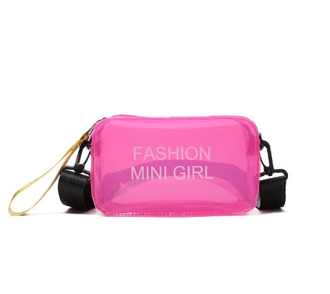 Sac à Bandoulière Transparent – Forme Carrée Tendance en Gelée | Style Mode & Port Diagonal