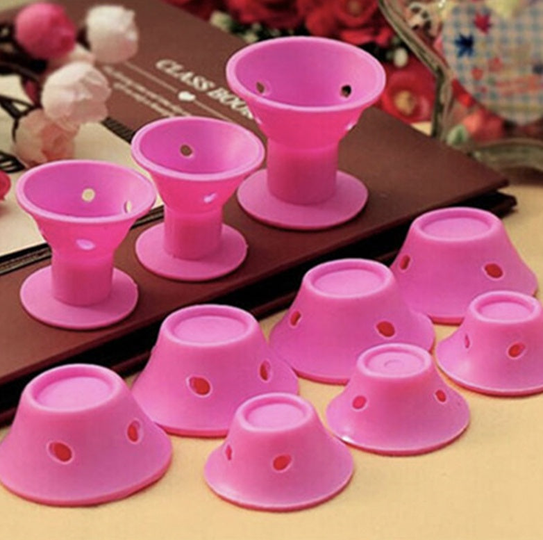 Rouleaux Magiques en Silicone pour Cheveux – Sans Chaleur, Doux & Réutilisables