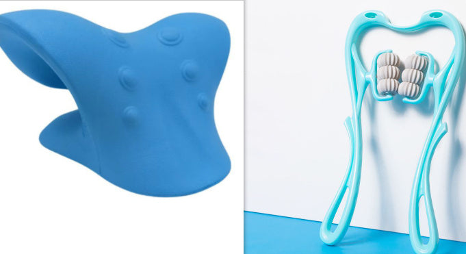 Masseur Cervical Manuel à 6 Rouleaux – Soulagement des Tensions & Relaxation Profonde
