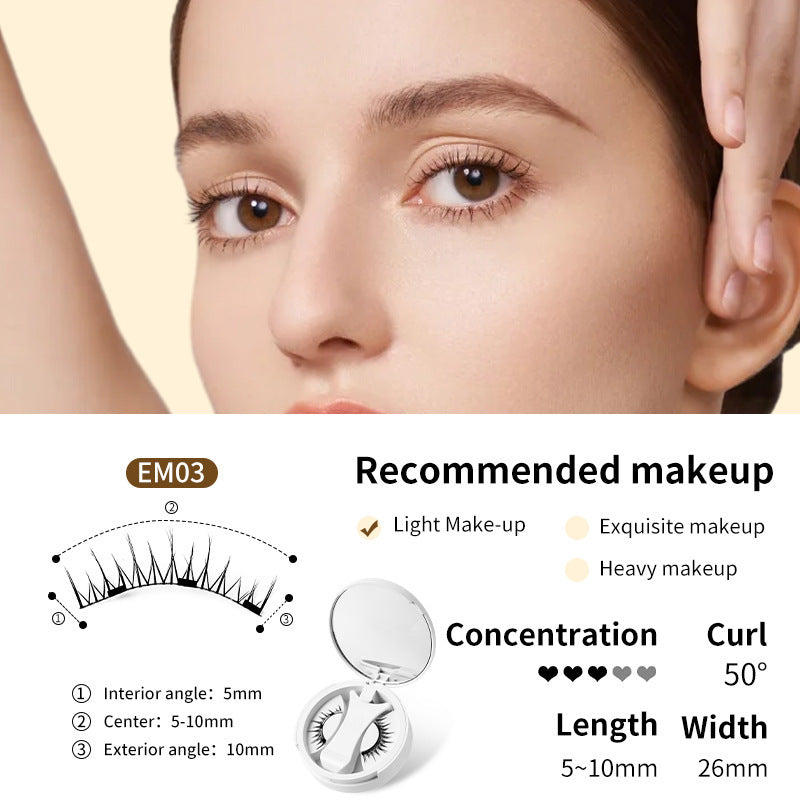 Cils Magnétiques avec Boîte de Rangement Intégrée – Sans Colle & Faciles à Appliquer